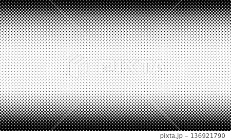 Retro dotted halftone textures on a transparent background. 136921790