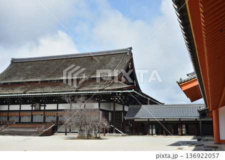 京都御所 早春の紫宸殿(京都市上京区) 京都御所 早春の紫宸殿(京都市上京区) 136922057