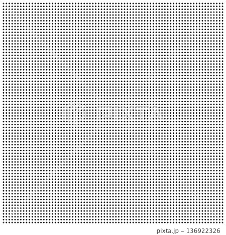 Black polka dots seamless pattern on white background. Halftone minimalist abstract 136922326