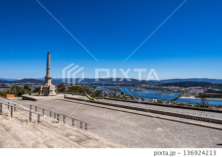 Sanctuary of the Sacred Heart of Jesus, Santa Luzia Hill in Viana do Castelo, Portugal Sanctuary of the Sacred Heart of Jesus, Santa Luzia Hill in Viana do Castelo, Portugal 136924213