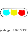 信号機__さり気なくシンプル猫顔 136927199