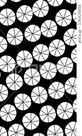 モノクロの背景イラスト 手描き モノクロの背景イラスト 手描き 136929888