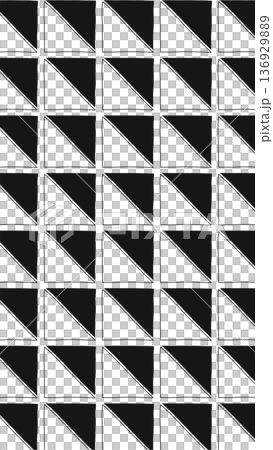 Monochrome background illustration, hand-drawn 136929889