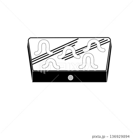 サウナ水風呂イラスト シンプル浴槽 冷水浴 ととのう 136929894