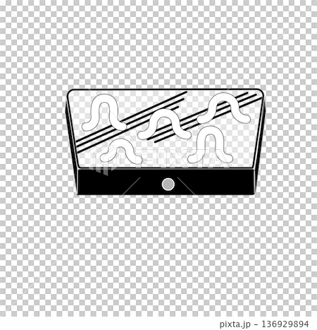 サウナ水風呂イラスト シンプル浴槽 冷水浴 ととのう 136929894