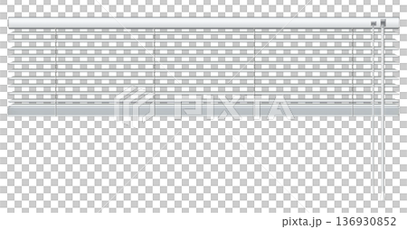開いた白いブラインド 開いた白いブラインド 136930852