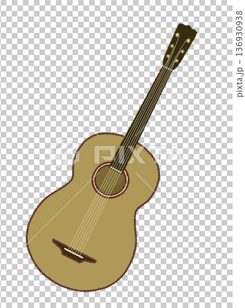 簡單的吉他插圖 簡單的吉他插圖 136930938