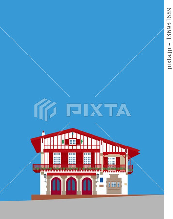 ビダ―ル bidart バスク basque ビダ―ル市役所 mairie de bidart ビダ―ル bidart バスク basque ビダ―ル市役所 mairie de bidart 136931689