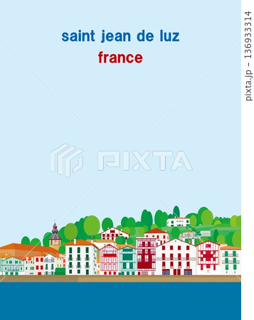 サン・ジャン・ド・リュズ　saint jean de luz　バスク　basque　フランス　春風景 136933314