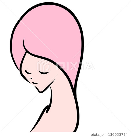 心地よい気分の女性 136933754