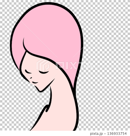 心地よい気分の女性 136933754