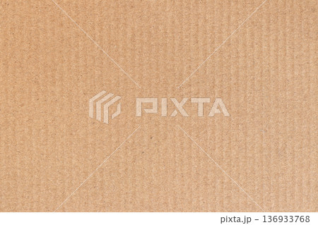 Brown cardboard sheet abstract background, texture of recycle paper box in old vintage pattern for design art work. 136933768