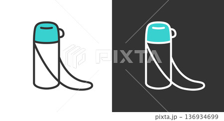 水筒のベクターアイコン 水筒のベクターアイコン 136934699