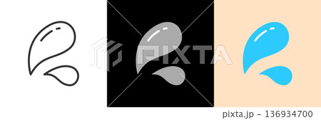 汗のベクターアイコン 136934700