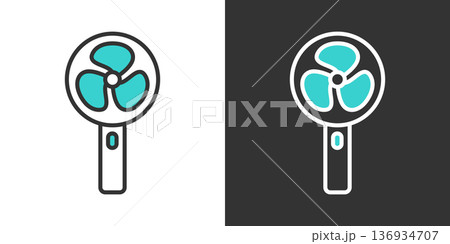 ハンディファンのベクターアイコン 136934707