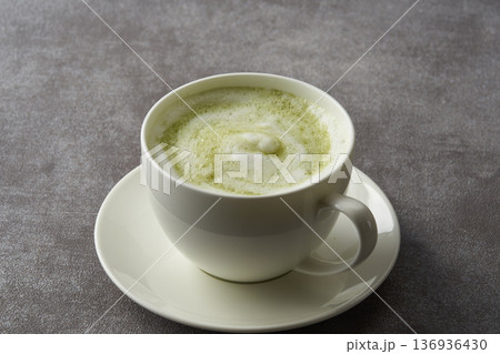 日本の抹茶 抹茶ラテのイメージ 日本の抹茶 抹茶ラテのイメージ 136936430
