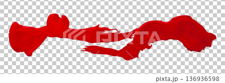 red brush isolated on transparent background red watercolor red brush isolated on transparent background red watercolor 136936598