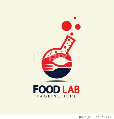 Food Lab logo vector icon illustration design...のイラスト素材 [136937551] - PIXTA