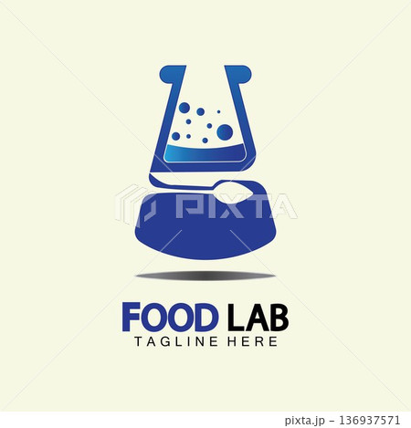 Food Lab logo vector icon illustration design...のイラスト素材 [136937571] - PIXTA