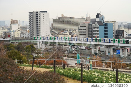 大阪メトロ中央線朝潮橋駅周辺の風景 136938390