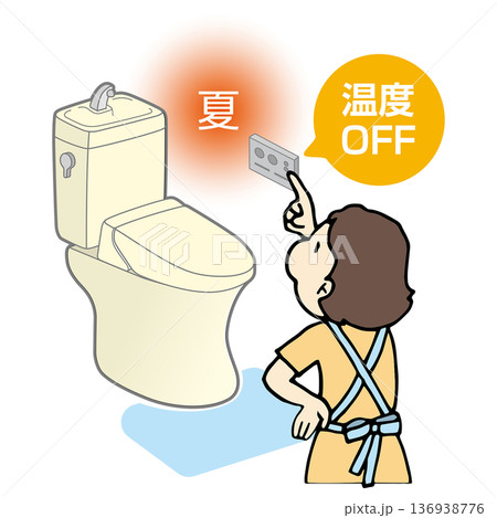 省エネ　トイレの温度 136938776