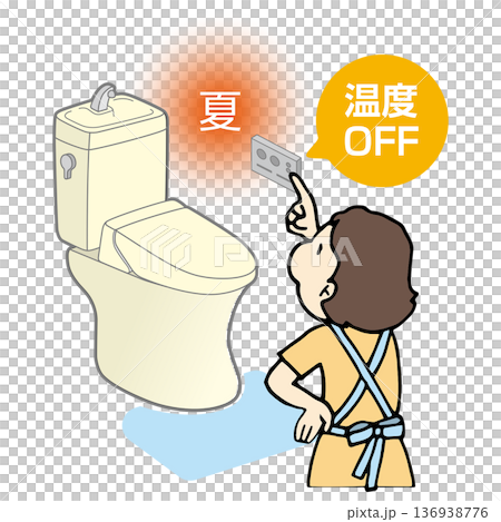 省エネ　トイレの温度 136938776