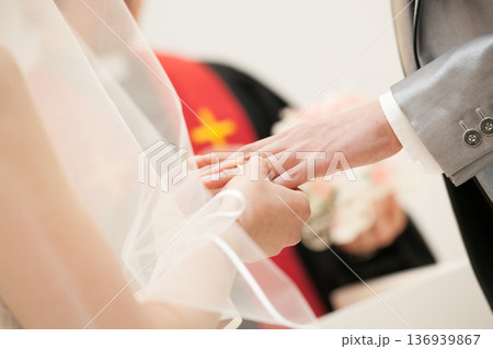 指輪交換 指輪交換 136939867