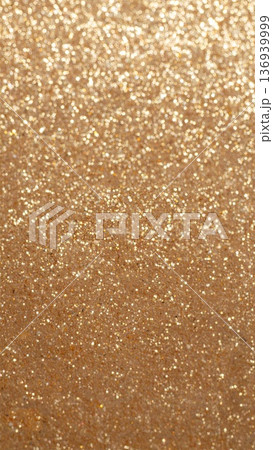 《AI画像》キラキラ輝く金色の背景素材 136939999