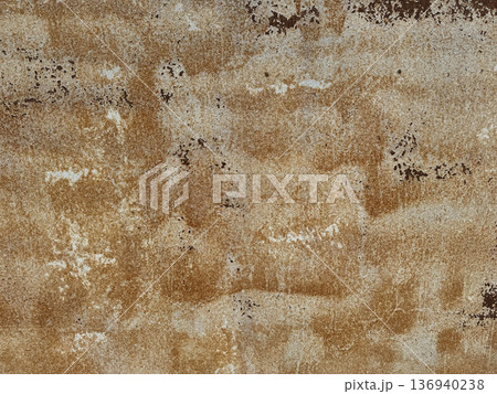 Rusty grunge metal wall texture with weathered industrial distressed surface Rusty grunge metal wall texture with weathered industrial distressed surface 136940238