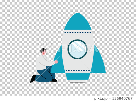 商人正在組裝火箭 136940767