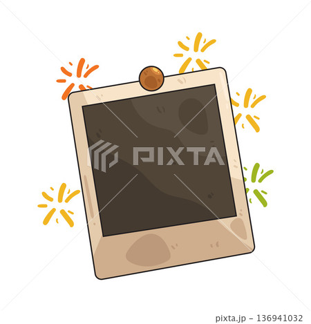 Illustration of New Year Memory Photo Illustration of New Year Memory Photo 136941032
