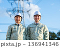 送電工事会社の技術者 136941346