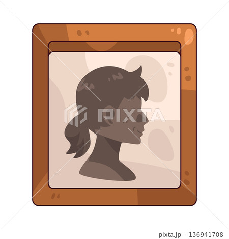 Illustration of Mom Photo Frame Illustration of Mom Photo Frame 136941708