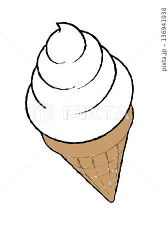 ソフトクリーム 136941938