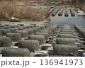 八王子北浅川の水位減少 136941973