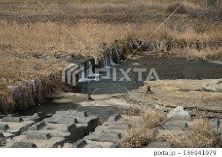 八王子北浅川の水位減少 136941979