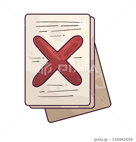 Illustration of Rejected Illustration of Rejected 136942059