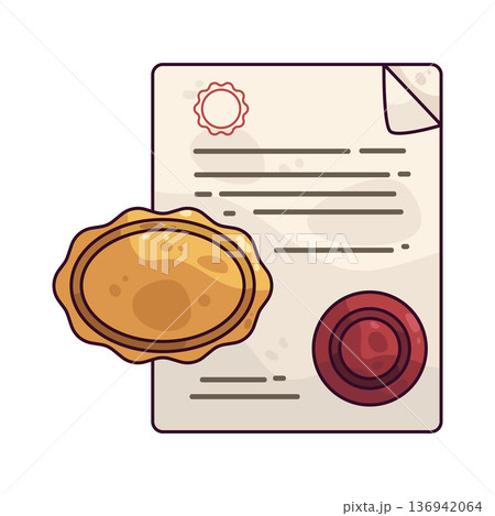 Illustration of Affidavit Illustration of Affidavit 136942064
