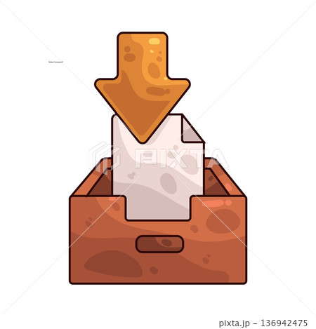 Illustration of Download Box 136942475