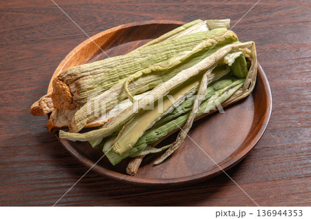 和食の乾燥食品、ハスイモズイキ 和食の乾燥食品、ハスイモズイキ 136944353