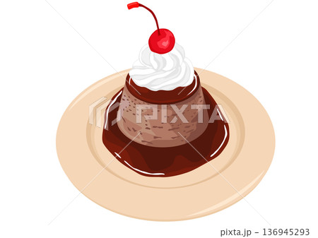 ココアプリン 136945293