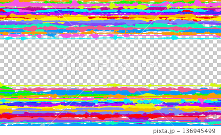 Colorful art born by chance: hand-painted border painting Colorful art born by chance: hand-painted border painting 136945499