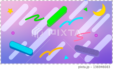 A stylish purple gradient retro pop background with diagonal lines and geometric patterns A stylish purple gradient retro pop background with diagonal lines and geometric patterns 136946083