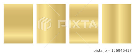 Gold brass texture vertical poster templates. Vector wall warm metallic gradient set. Smooth golden gradation. Collection soft cooper bg. Elegant brass gradient with polished metallic sheen Gold brass texture vertical poster templates. Vector wall warm metallic gradient set. Smooth golden gradation. Collection soft cooper bg. Elegant brass gradient with polished metallic sheen 136946417
