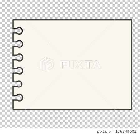 ちぎった白紙のメモ ちぎった白紙のメモ 136949082