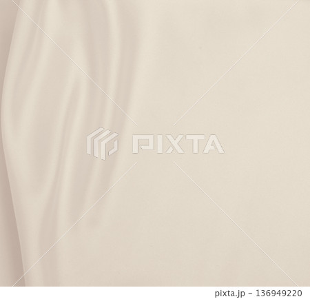 Smooth elegant golden silk or satin luxury cloth texture as wedding background. Luxurious background design. In Sepia toned. Retro style 136949220