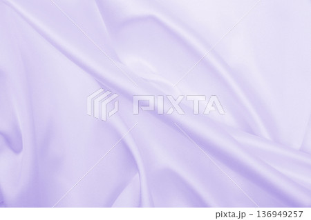 Smooth elegant lilac silk or satin texture as wedding background. Luxurious background design 136949257