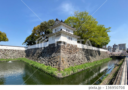 大分府内城址と満開の桜 大分府内城址と満開の桜 136950708