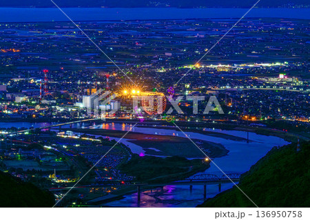 あの日、見上げた空よりも、心に残った景色　八代全国花火競技大会(さかもと八竜天文台) 136950758