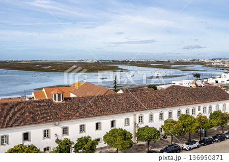 Largo da Se and the harbor in the Largo da Se and the harbor in the 136950871
